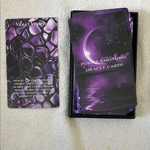 Purple Emotions Oracle Cards